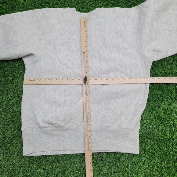 Vintage 90s Q-Sport Cropped Sweatshirt Large 22x24 USA - Picture 6 of 14